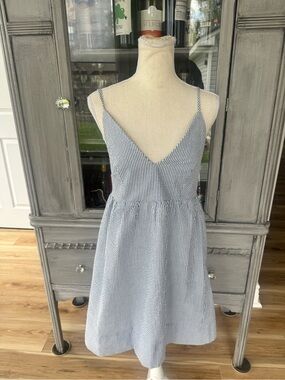 Striped Spaghetti Strap Dress